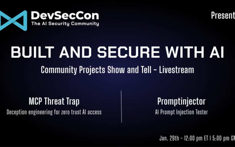 built and secure with al community projects show and tell